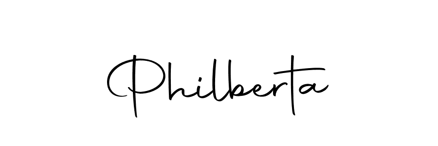 You should practise on your own different ways (Autography-DOLnW) to write your name (Philberta) in signature. don't let someone else do it for you. Philberta signature style 10 images and pictures png