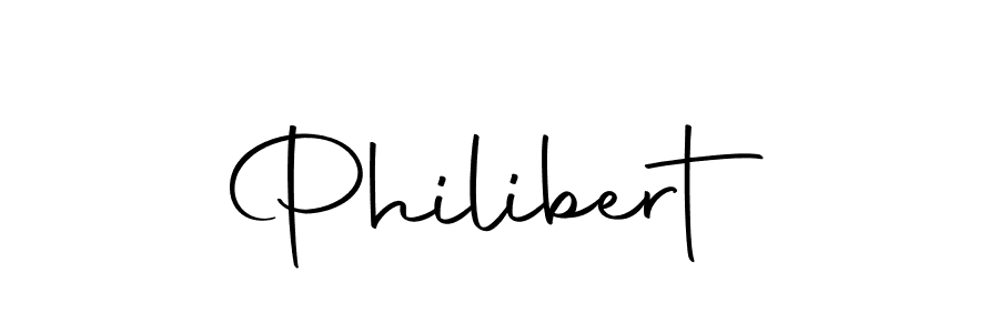 Design your own signature with our free online signature maker. With this signature software, you can create a handwritten (Autography-DOLnW) signature for name Philibert. Philibert signature style 10 images and pictures png