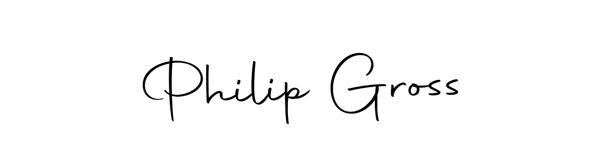 Use a signature maker to create a handwritten signature online. With this signature software, you can design (Autography-DOLnW) your own signature for name Philip Gross. Philip Gross signature style 10 images and pictures png