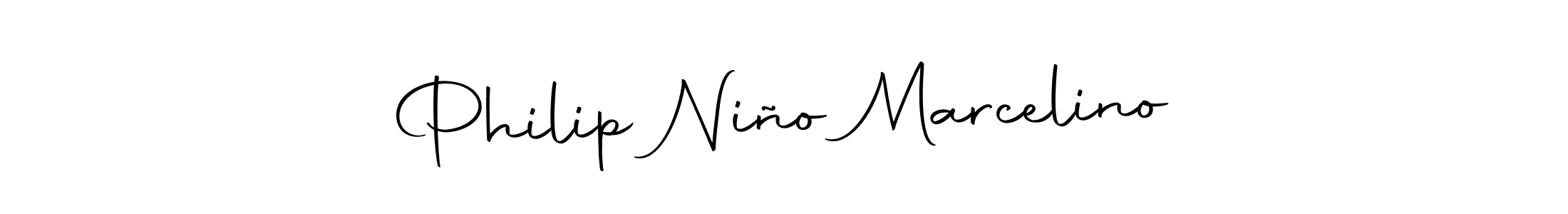 Design your own signature with our free online signature maker. With this signature software, you can create a handwritten (Autography-DOLnW) signature for name Philip Niño Marcelino. Philip Niño Marcelino signature style 10 images and pictures png