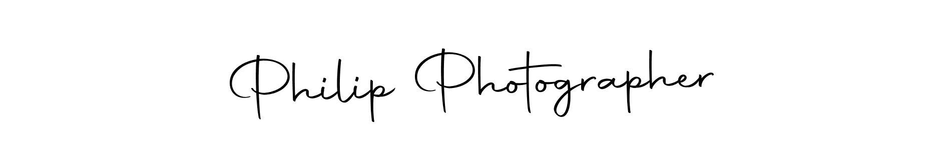 Design your own signature with our free online signature maker. With this signature software, you can create a handwritten (Autography-DOLnW) signature for name Philip Photographer. Philip Photographer signature style 10 images and pictures png