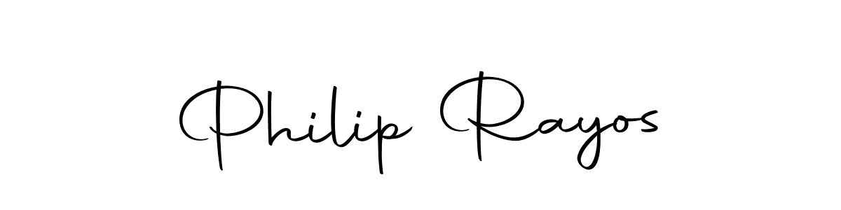 Philip Rayos stylish signature style. Best Handwritten Sign (Autography-DOLnW) for my name. Handwritten Signature Collection Ideas for my name Philip Rayos. Philip Rayos signature style 10 images and pictures png