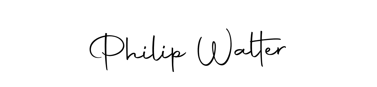 You should practise on your own different ways (Autography-DOLnW) to write your name (Philip Walter) in signature. don't let someone else do it for you. Philip Walter signature style 10 images and pictures png