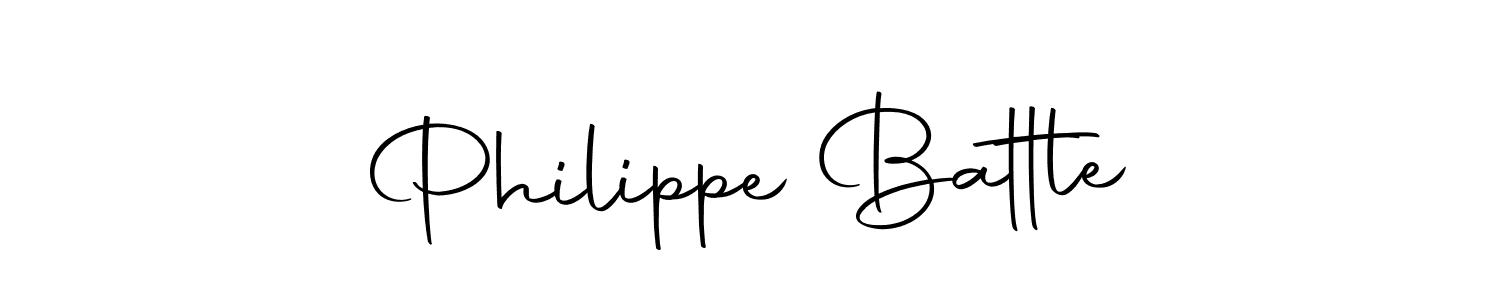 Create a beautiful signature design for name Philippe Battle. With this signature (Autography-DOLnW) fonts, you can make a handwritten signature for free. Philippe Battle signature style 10 images and pictures png