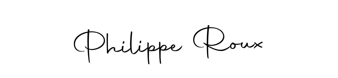 This is the best signature style for the Philippe Roux name. Also you like these signature font (Autography-DOLnW). Mix name signature. Philippe Roux signature style 10 images and pictures png
