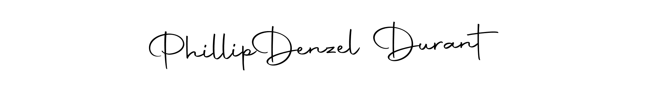 The best way (Autography-DOLnW) to make a short signature is to pick only two or three words in your name. The name Phillip  Denzel Durant include a total of six letters. For converting this name. Phillip  Denzel Durant signature style 10 images and pictures png