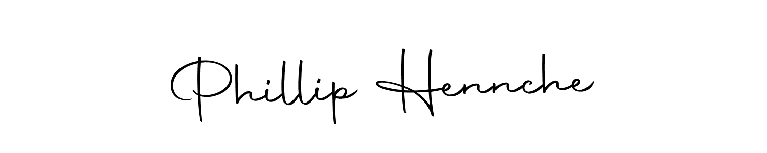 Design your own signature with our free online signature maker. With this signature software, you can create a handwritten (Autography-DOLnW) signature for name Phillip Hennche. Phillip Hennche signature style 10 images and pictures png