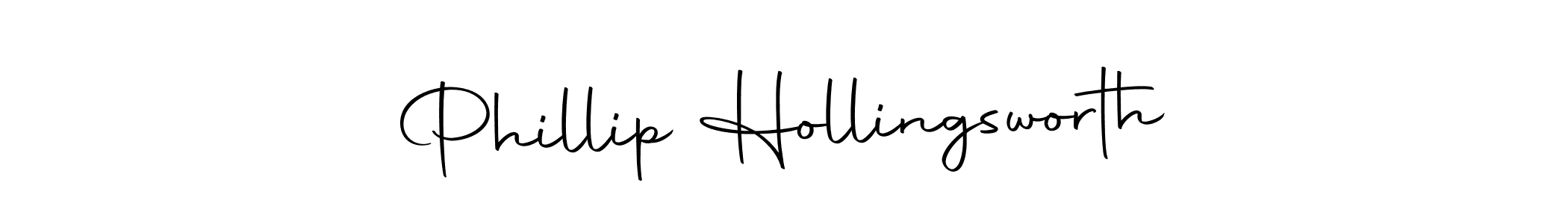 How to make Phillip Hollingsworth name signature. Use Autography-DOLnW style for creating short signs online. This is the latest handwritten sign. Phillip Hollingsworth signature style 10 images and pictures png