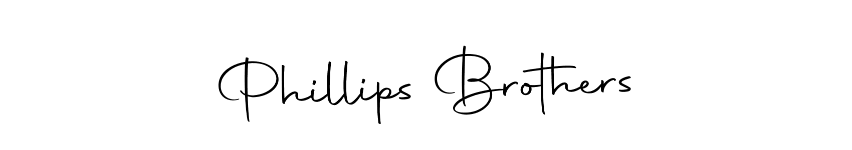 You should practise on your own different ways (Autography-DOLnW) to write your name (Phillips Brothers) in signature. don't let someone else do it for you. Phillips Brothers signature style 10 images and pictures png