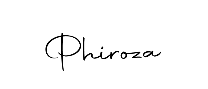 Create a beautiful signature design for name Phiroza. With this signature (Autography-DOLnW) fonts, you can make a handwritten signature for free. Phiroza signature style 10 images and pictures png