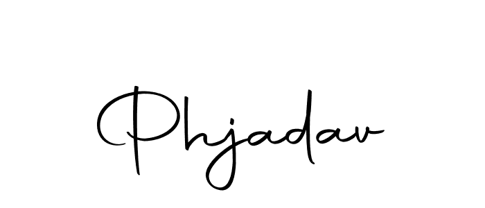 Design your own signature with our free online signature maker. With this signature software, you can create a handwritten (Autography-DOLnW) signature for name Phjadav. Phjadav signature style 10 images and pictures png