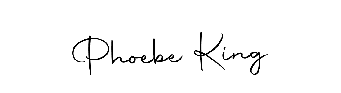 Create a beautiful signature design for name Phoebe King. With this signature (Autography-DOLnW) fonts, you can make a handwritten signature for free. Phoebe King signature style 10 images and pictures png