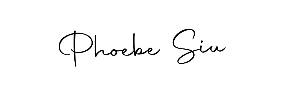 This is the best signature style for the Phoebe Siu name. Also you like these signature font (Autography-DOLnW). Mix name signature. Phoebe Siu signature style 10 images and pictures png