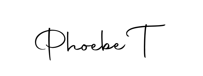 Create a beautiful signature design for name Phoebe T. With this signature (Autography-DOLnW) fonts, you can make a handwritten signature for free. Phoebe T signature style 10 images and pictures png