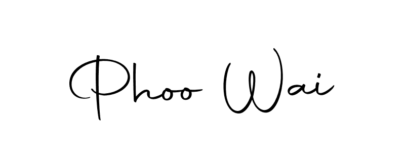 if you are searching for the best signature style for your name Phoo Wai. so please give up your signature search. here we have designed multiple signature styles  using Autography-DOLnW. Phoo Wai signature style 10 images and pictures png