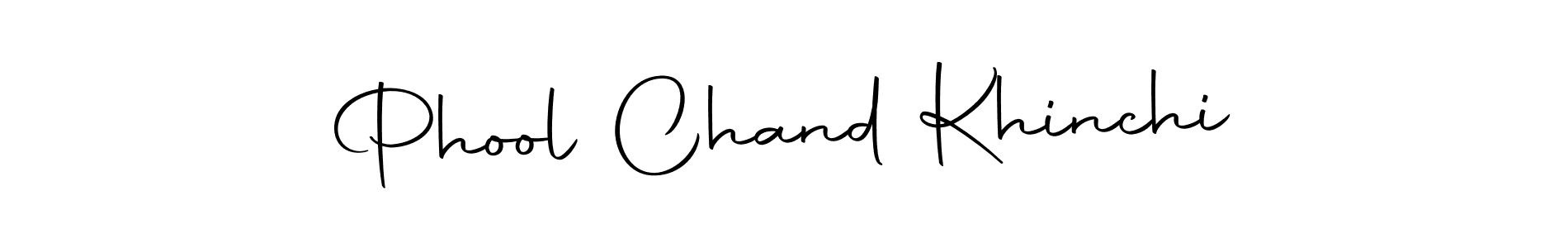 Use a signature maker to create a handwritten signature online. With this signature software, you can design (Autography-DOLnW) your own signature for name Phool Chand Khinchi. Phool Chand Khinchi signature style 10 images and pictures png