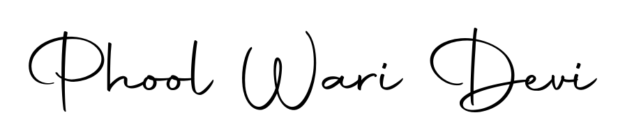 Achieve flawless digital penmanship with Phool Wari Devi name in Autography-DOLnW font. The perfect tool for creating online signatures. Phool Wari Devi signature style 10 images and pictures png