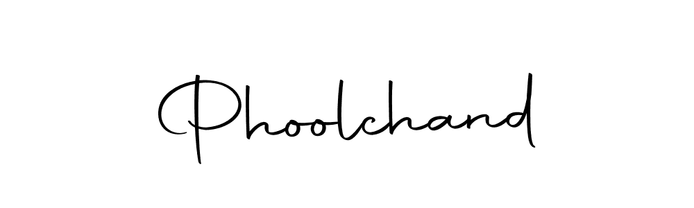 Make a beautiful signature design for name Phoolchand. With this signature (Autography-DOLnW) style, you can create a handwritten signature for free. Phoolchand signature style 10 images and pictures png