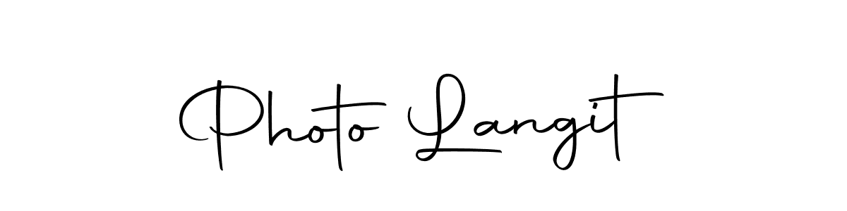 if you are searching for the best signature style for your name Photo Langit. so please give up your signature search. here we have designed multiple signature styles  using Autography-DOLnW. Photo Langit signature style 10 images and pictures png