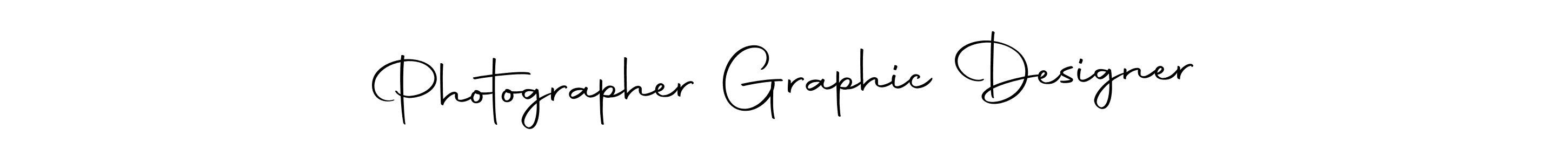 You can use this online signature creator to create a handwritten signature for the name Photographer Graphic Designer. This is the best online autograph maker. Photographer Graphic Designer signature style 10 images and pictures png