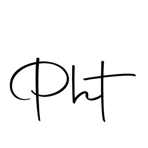 The best way (Autography-DOLnW) to make a short signature is to pick only two or three words in your name. The name Pht include a total of six letters. For converting this name. Pht signature style 10 images and pictures png