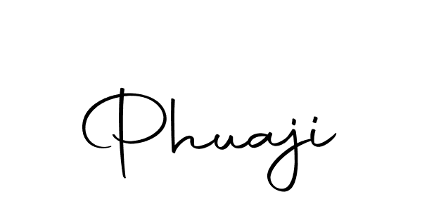Design your own signature with our free online signature maker. With this signature software, you can create a handwritten (Autography-DOLnW) signature for name Phuaji. Phuaji signature style 10 images and pictures png