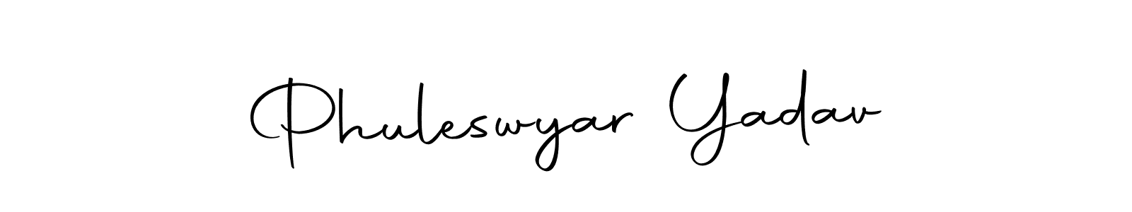 You can use this online signature creator to create a handwritten signature for the name Phuleswyar Yadav. This is the best online autograph maker. Phuleswyar Yadav signature style 10 images and pictures png