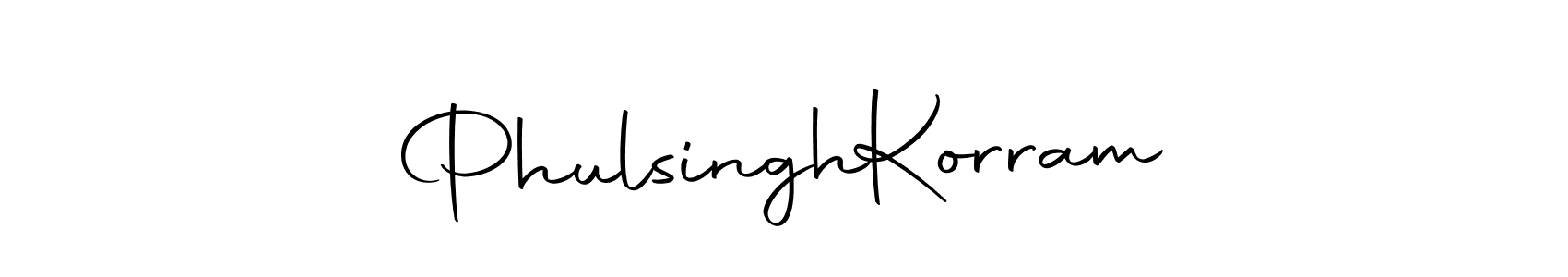 if you are searching for the best signature style for your name Phulsingh  Korram. so please give up your signature search. here we have designed multiple signature styles  using Autography-DOLnW. Phulsingh  Korram signature style 10 images and pictures png
