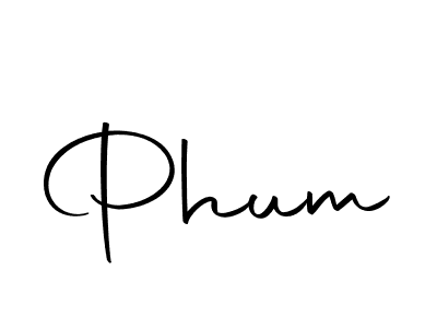 The best way (Autography-DOLnW) to make a short signature is to pick only two or three words in your name. The name Phum include a total of six letters. For converting this name. Phum signature style 10 images and pictures png