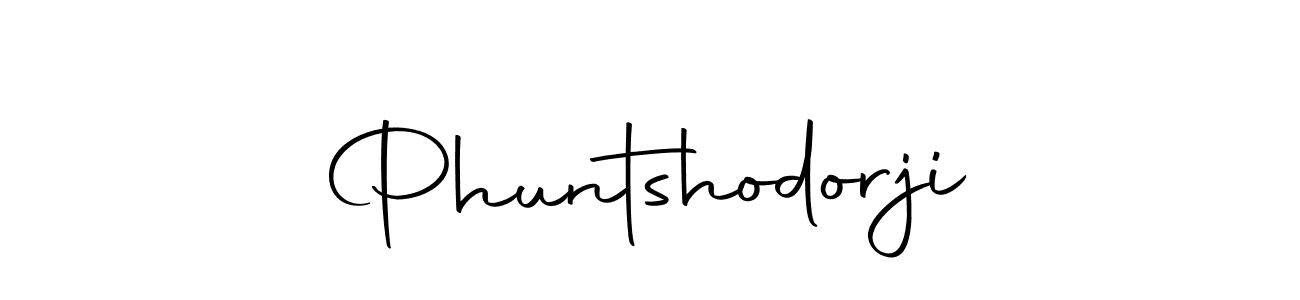 Phuntshodorji stylish signature style. Best Handwritten Sign (Autography-DOLnW) for my name. Handwritten Signature Collection Ideas for my name Phuntshodorji. Phuntshodorji signature style 10 images and pictures png