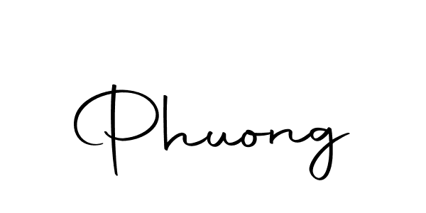 Design your own signature with our free online signature maker. With this signature software, you can create a handwritten (Autography-DOLnW) signature for name Phuong. Phuong signature style 10 images and pictures png