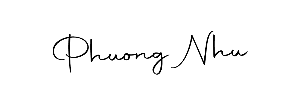 Also we have Phuong Nhu name is the best signature style. Create professional handwritten signature collection using Autography-DOLnW autograph style. Phuong Nhu signature style 10 images and pictures png