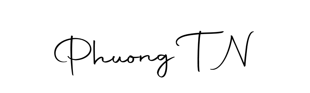 You should practise on your own different ways (Autography-DOLnW) to write your name (Phuong T N) in signature. don't let someone else do it for you. Phuong T N signature style 10 images and pictures png