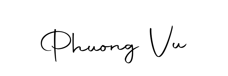 Create a beautiful signature design for name Phuong Vu. With this signature (Autography-DOLnW) fonts, you can make a handwritten signature for free. Phuong Vu signature style 10 images and pictures png