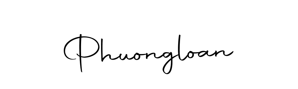 Make a beautiful signature design for name Phuongloan. With this signature (Autography-DOLnW) style, you can create a handwritten signature for free. Phuongloan signature style 10 images and pictures png