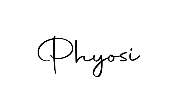 You should practise on your own different ways (Autography-DOLnW) to write your name (Phyosi) in signature. don't let someone else do it for you. Phyosi signature style 10 images and pictures png