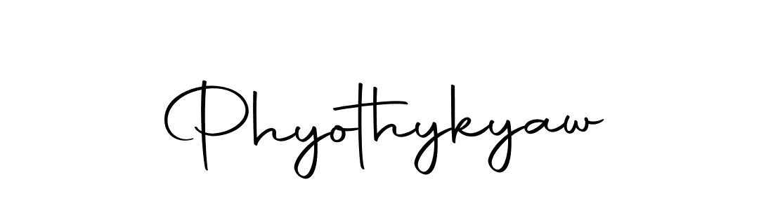 Phyothykyaw stylish signature style. Best Handwritten Sign (Autography-DOLnW) for my name. Handwritten Signature Collection Ideas for my name Phyothykyaw. Phyothykyaw signature style 10 images and pictures png