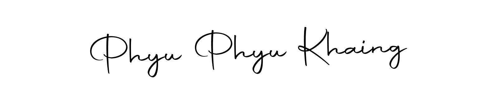 This is the best signature style for the Phyu Phyu Khaing name. Also you like these signature font (Autography-DOLnW). Mix name signature. Phyu Phyu Khaing signature style 10 images and pictures png