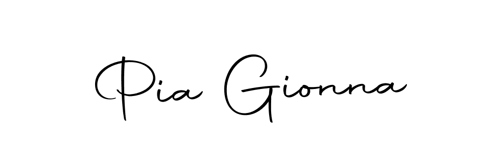 Pia Gionna stylish signature style. Best Handwritten Sign (Autography-DOLnW) for my name. Handwritten Signature Collection Ideas for my name Pia Gionna. Pia Gionna signature style 10 images and pictures png