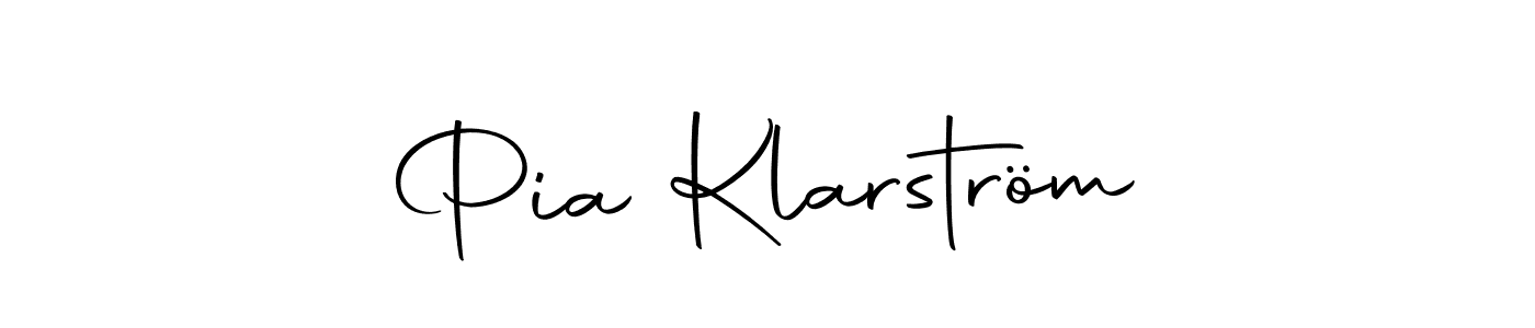 How to make Pia Klarström signature? Autography-DOLnW is a professional autograph style. Create handwritten signature for Pia Klarström name. Pia Klarström signature style 10 images and pictures png