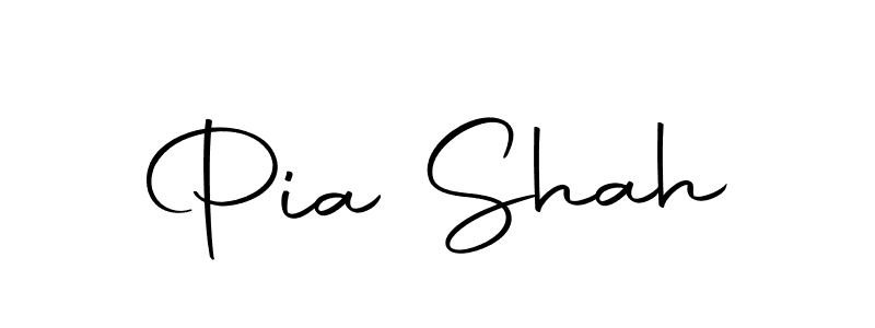 How to make Pia Shah name signature. Use Autography-DOLnW style for creating short signs online. This is the latest handwritten sign. Pia Shah signature style 10 images and pictures png