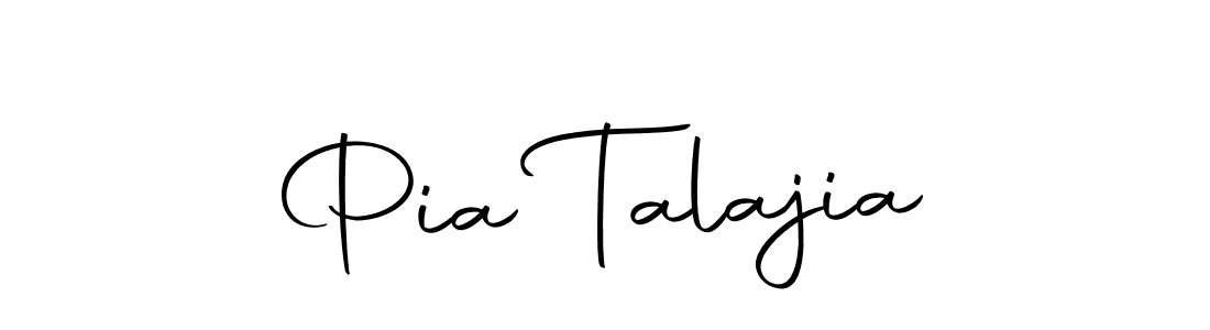 The best way (Autography-DOLnW) to make a short signature is to pick only two or three words in your name. The name Pia Talajia include a total of six letters. For converting this name. Pia Talajia signature style 10 images and pictures png