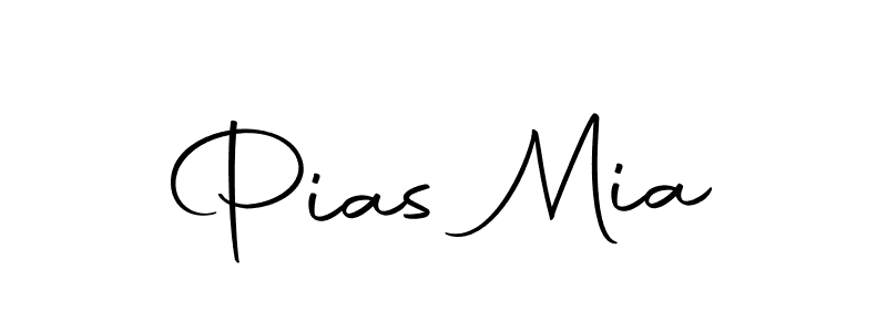 Design your own signature with our free online signature maker. With this signature software, you can create a handwritten (Autography-DOLnW) signature for name Pias Mia. Pias Mia signature style 10 images and pictures png