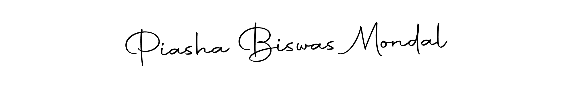 Piasha Biswas Mondal stylish signature style. Best Handwritten Sign (Autography-DOLnW) for my name. Handwritten Signature Collection Ideas for my name Piasha Biswas Mondal. Piasha Biswas Mondal signature style 10 images and pictures png