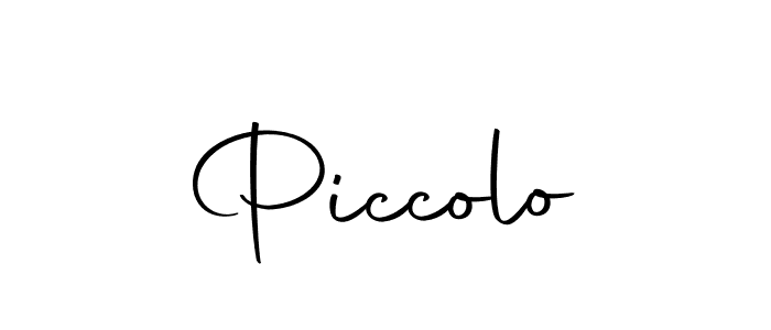 Create a beautiful signature design for name Piccolo. With this signature (Autography-DOLnW) fonts, you can make a handwritten signature for free. Piccolo signature style 10 images and pictures png