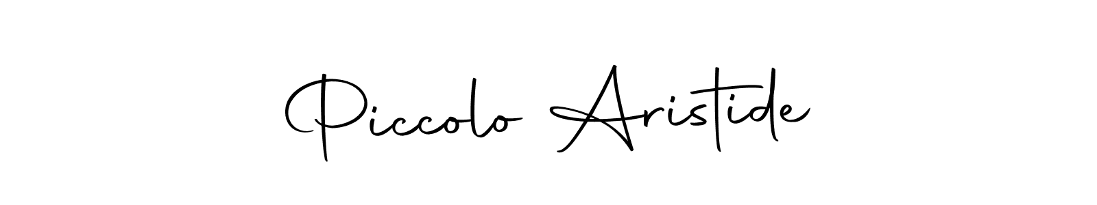 This is the best signature style for the Piccolo Aristide name. Also you like these signature font (Autography-DOLnW). Mix name signature. Piccolo Aristide signature style 10 images and pictures png