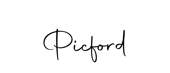 Picford stylish signature style. Best Handwritten Sign (Autography-DOLnW) for my name. Handwritten Signature Collection Ideas for my name Picford. Picford signature style 10 images and pictures png