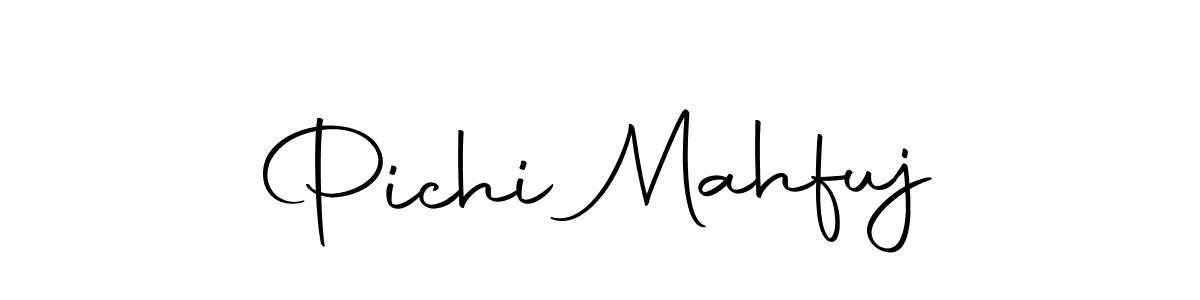 Pichi Mahfuj stylish signature style. Best Handwritten Sign (Autography-DOLnW) for my name. Handwritten Signature Collection Ideas for my name Pichi Mahfuj. Pichi Mahfuj signature style 10 images and pictures png