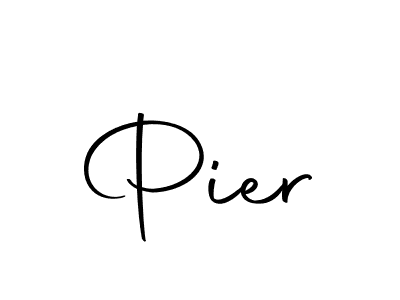 You should practise on your own different ways (Autography-DOLnW) to write your name (Pier) in signature. don't let someone else do it for you. Pier signature style 10 images and pictures png