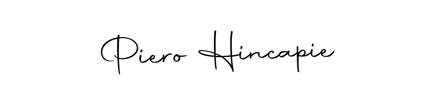 Also we have Piero Hincapie name is the best signature style. Create professional handwritten signature collection using Autography-DOLnW autograph style. Piero Hincapie signature style 10 images and pictures png